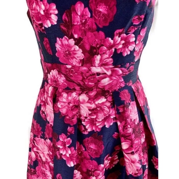 JESSICA HOWARD Floral Sleeveless Box Pleat Dress - Picture 3 of 5